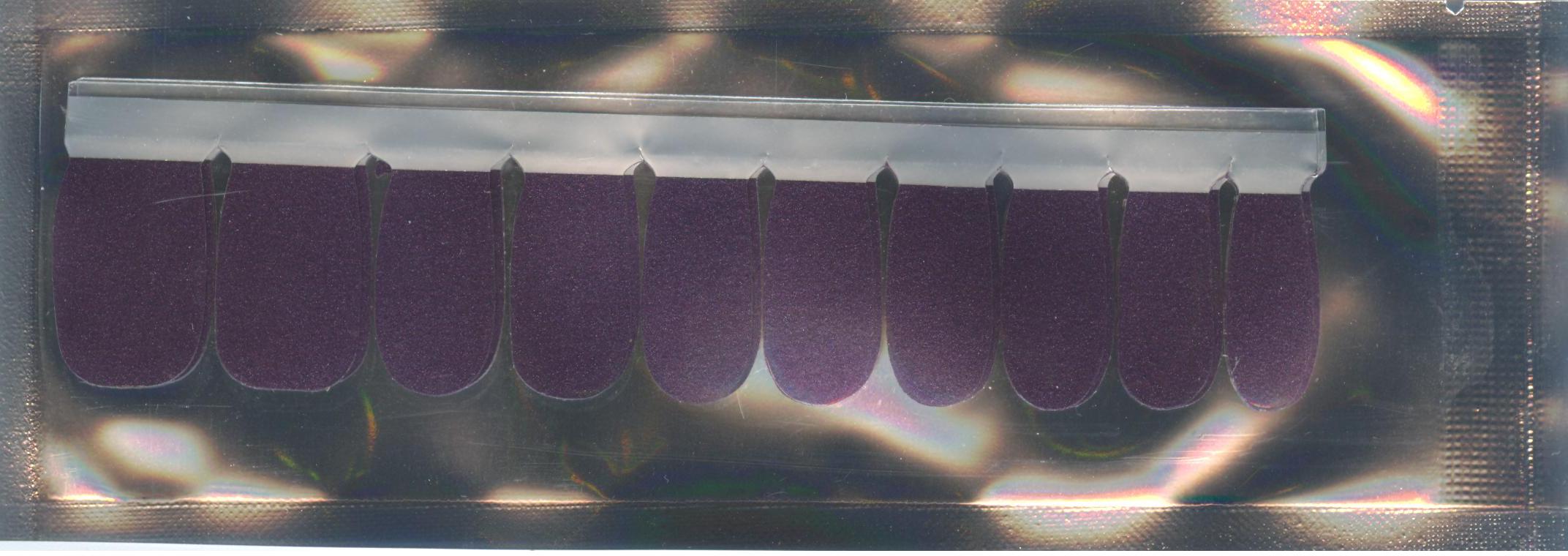 Royal Purple Nail Polish Applique