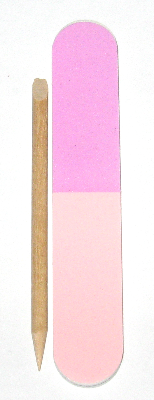 Nail Buffer and Orange Stick
